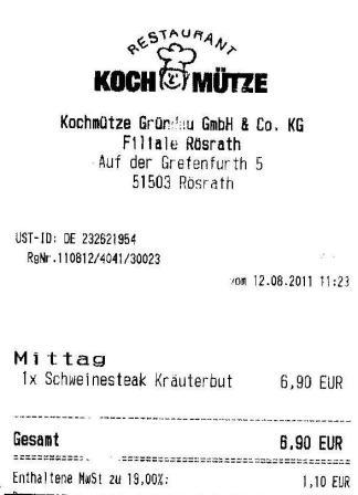 imce Hffner Kochmtze Restaurant